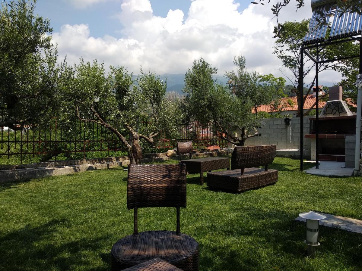 Villa Agnanti Apts And Suites Agio Pnevma ภายนอก รูปภาพ