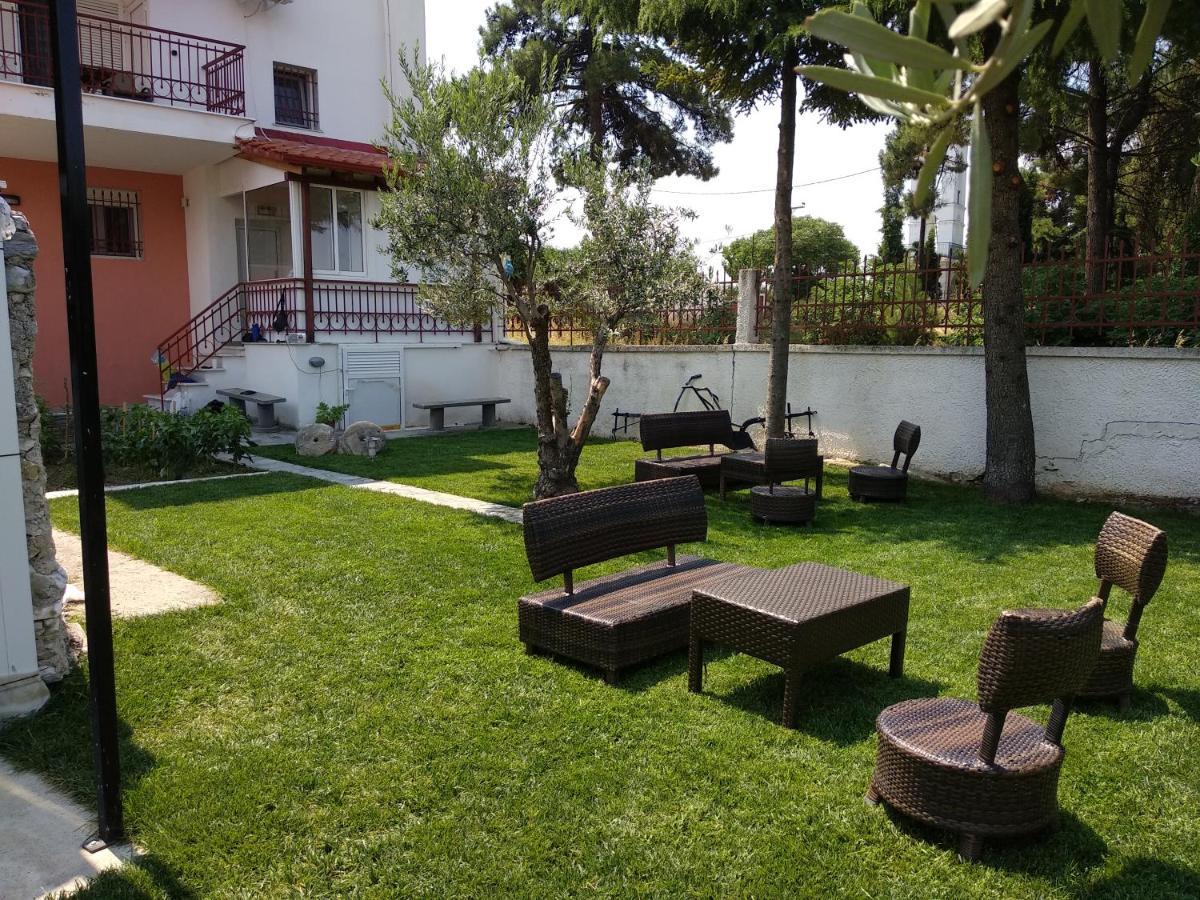 Villa Agnanti Apts And Suites Agio Pnevma ภายนอก รูปภาพ