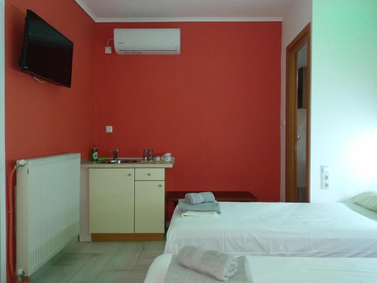 Villa Agnanti Apts And Suites Agio Pnevma ภายนอก รูปภาพ